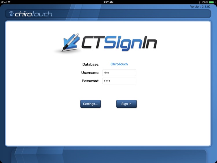 CT Sign-In Mobile 6.5