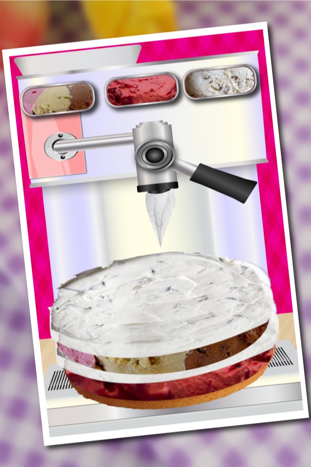 Ice Cream Cake Maker - A Frozen food fever & happy chef cooking game screenshot 4