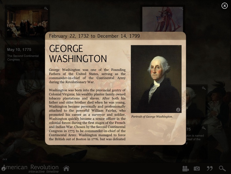 American Revolution Interactive Timeline Free screenshot-3