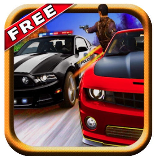 Police Rampage 3D Free ( Car Racing & Shooting Game ) Icon