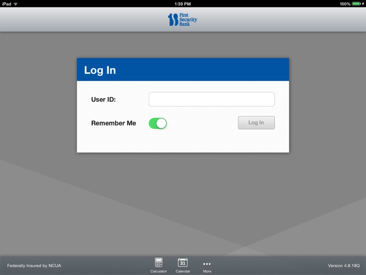 First Security Bank of Byron for iPad
