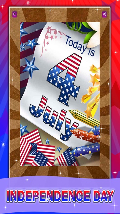 Happy 4th July - Happy Independence Day America Greeting Cards