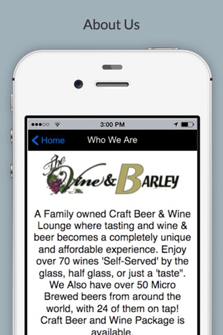 The Vine and Barley App screenshot 3