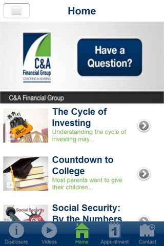 C&A Financial Group screenshot 2