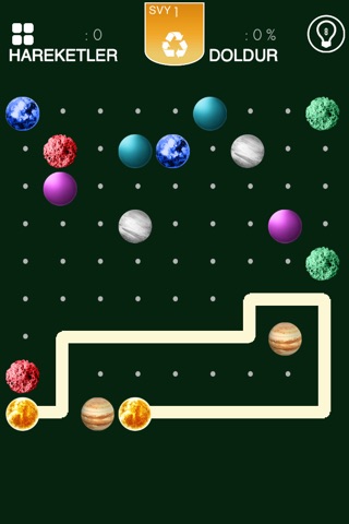 Connect The Planets - best matching object puzzle game screenshot 2