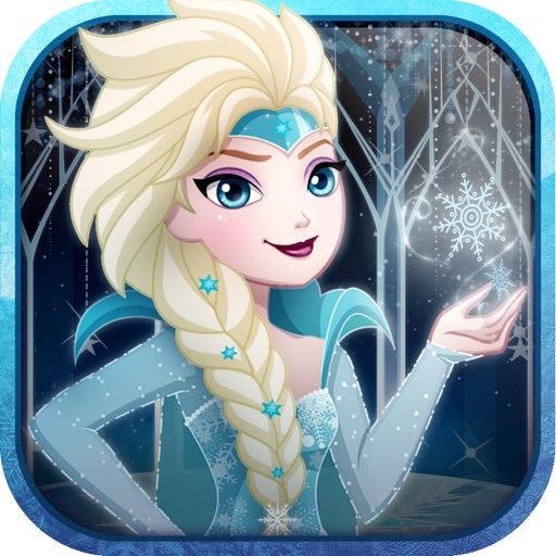 " Snow fall princess High-land " Dress-up : The Ever queen sister after fever games Icon