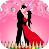 Wedding Coloring Book: Learn to color and draw wedding card, Free games for children