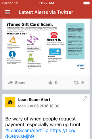 Scam Alert News & Notifications - náhled