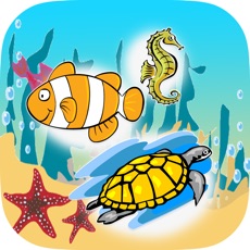 Activities of Kids Spelling Sea Animals