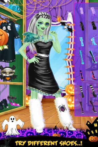 Monster Girl Party Dress Up (Pro) - Halloween Fashion Party Studio Salon Game For Kids screenshot 4