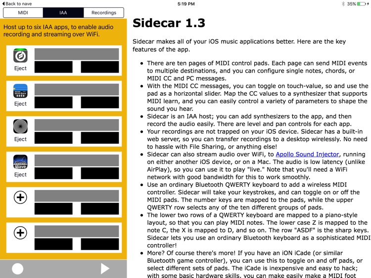 Sidecar MIDI Controller