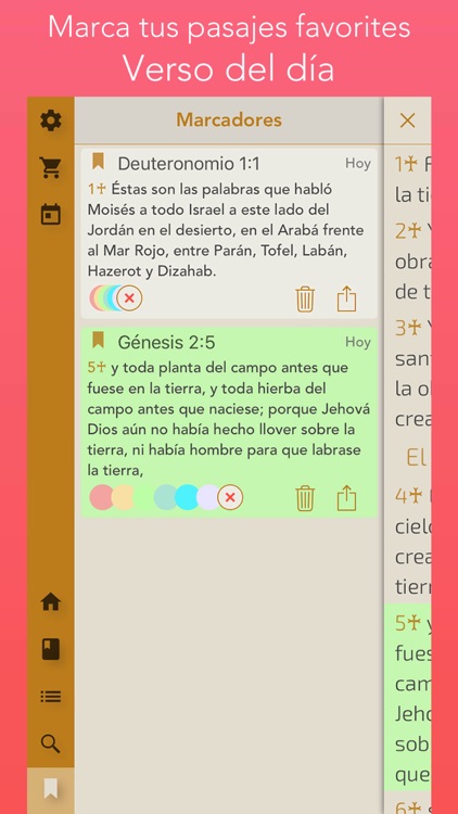 la Biblia, Spanish bible screenshot-4