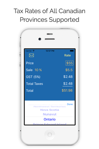 Canada Tax Calculator - Sales, Discount, Refound screenshot 2