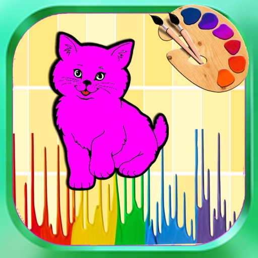 Colorings Pages Free cat Edition iOS App