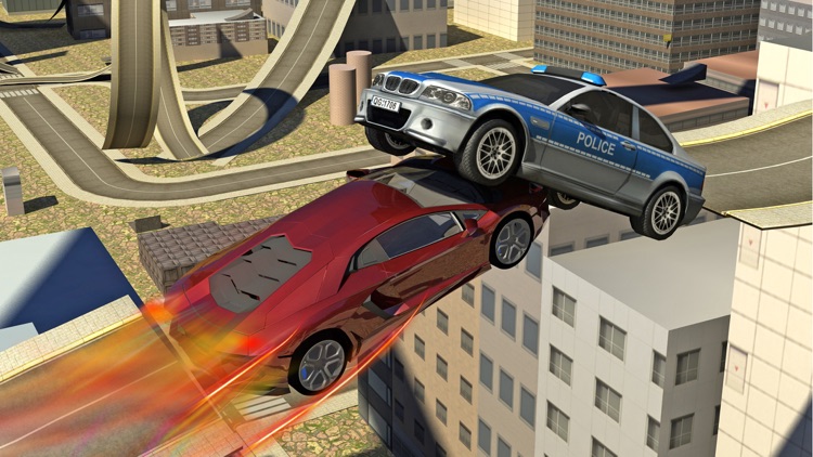 Crazy Roof Jumping Stunt n Furious Limo Car Racing