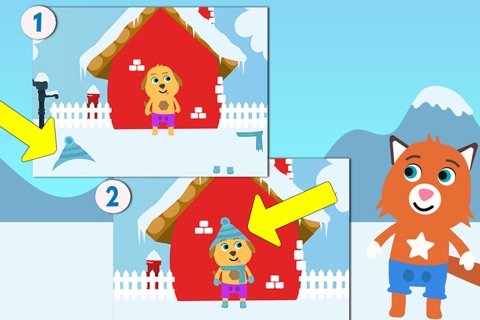 Happy Jogi Seasons for Kids Free - Have fun in Spring, Summer, Autumn and Winter with happy animal friends! screenshot 4