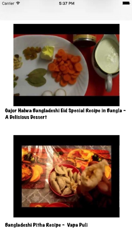 Bangladeshi Recipes (videos)