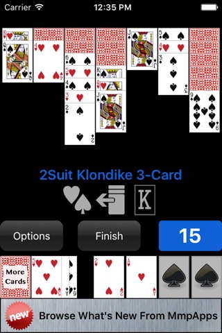 2-Suit Klondike Solitaire screenshot 3