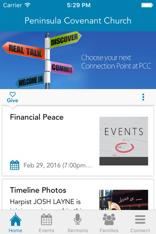 Peninsula Covenant Church screenshot 2
