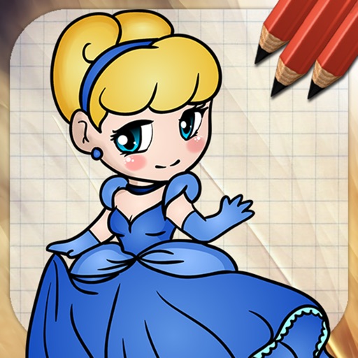 How to Draw Cinderella - Easy Drawing Tutorial For Kids | Cinderella drawing,  Easy drawings, Drawings
