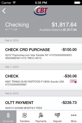 CBT Mobile Banking MO screenshot 4