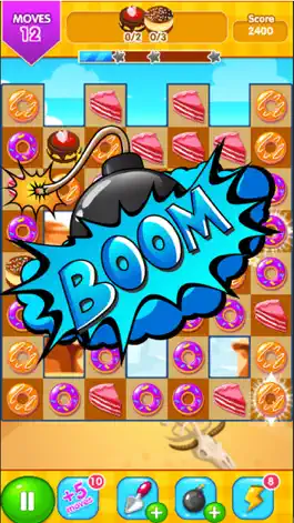 Game screenshot candy sweet link donut cake match crush jelly bean soda land apk