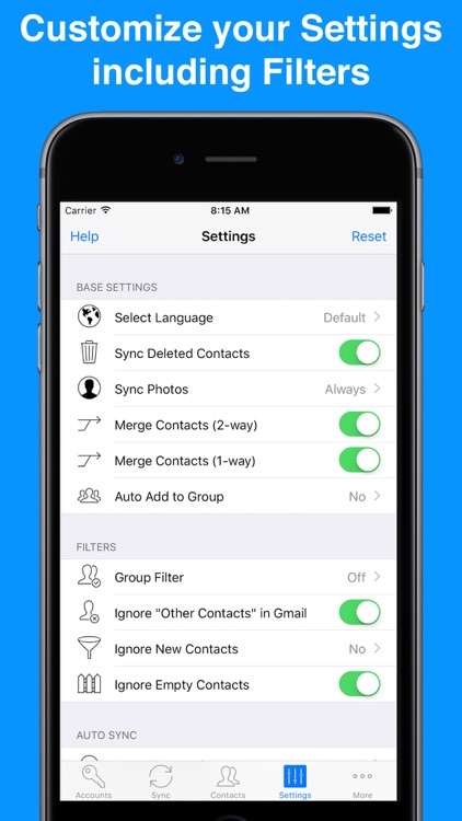 Contacts Sync for Google Gmail screenshot-4