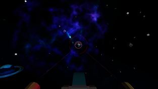 Asteroids VR, game for IOS