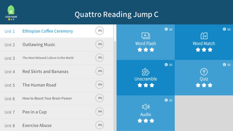 Quattro Reading Jump C