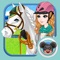 Horse Dress up - Dress up  and make up game for kids who love horse games