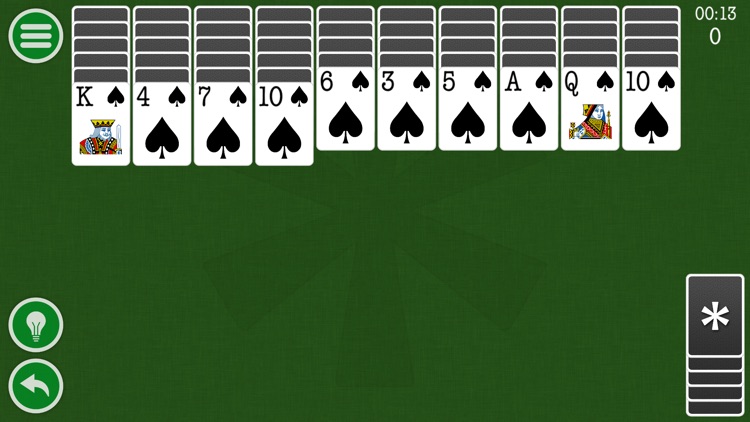 Spider Solitaire Classic Patience Game Free Edition by Kinetic Stars KS screenshot-4