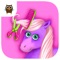 Join the little pony sisters Rosie and Violet in the pony hair salon for the cutest pony hairstyle makeover with lots of rainbows and sparkles