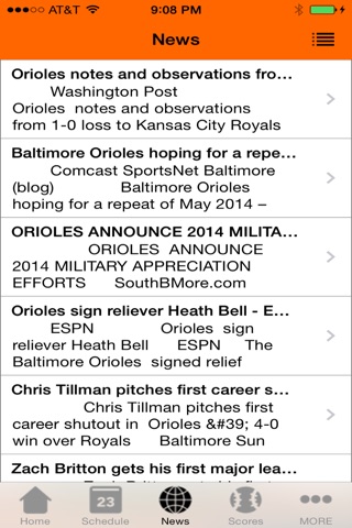 Baltimore Baseball - an Orioles News App screenshot 3