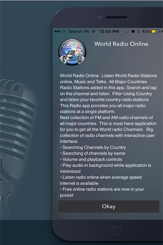 World Radio Online Pro,Radio Stations Listen AM FM screenshot 2