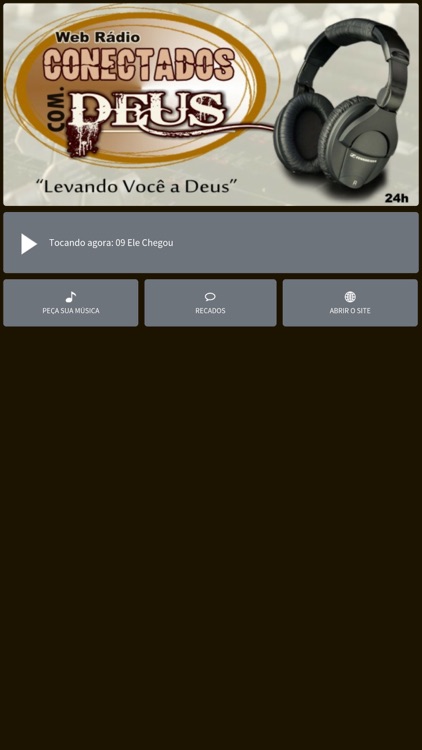 Web Rádio Conectados com Deus