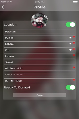 DonorPK screenshot 3