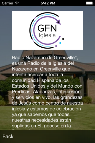 Radio Nazareno de Greenville screenshot 3