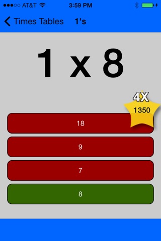 Times Tables Game - Multiplication Study App screenshot 3