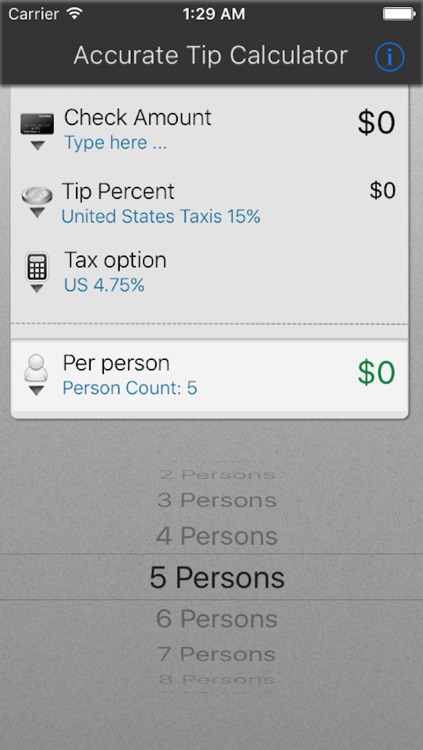 Accurate Tip Calculator screenshot-3