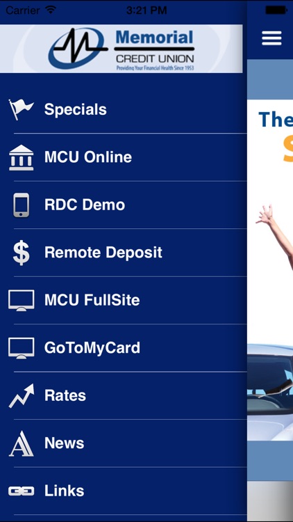 Memorial Credit Union Mobile