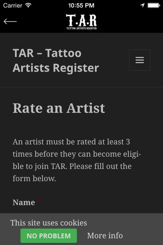 Tattoo Artists Register screenshot 3