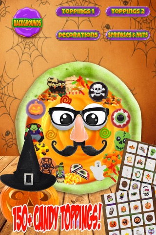 Halloween Candy Pizza Make & Bake - Kids Cooking Dessert Kitchen Boys & Girls Game screenshot 4