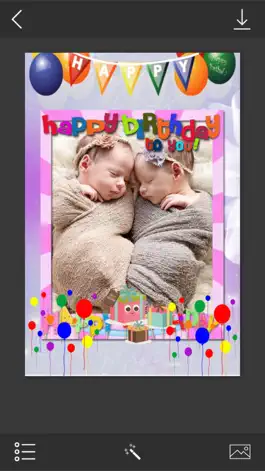 Game screenshot Birthday Greeting Cards - Instant Frame Maker & Photo Editor apk