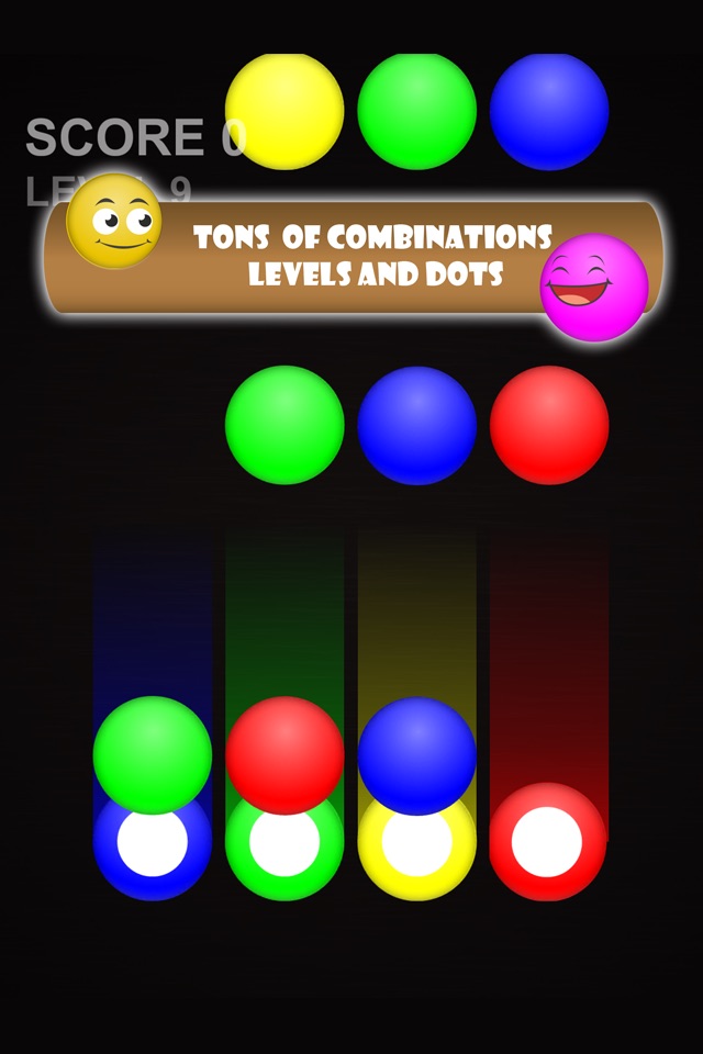 Color Swipe Dots - Switch the circle color to match the dot colors, addictive free puzzle game with tons of levels and styles screenshot 4