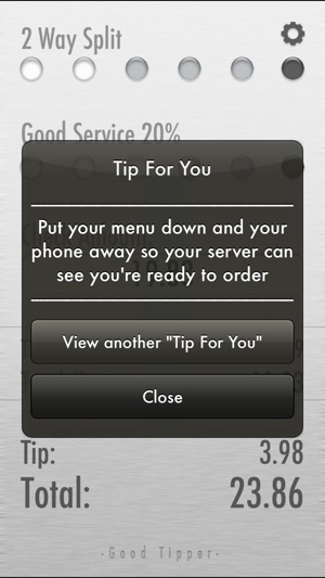 Good Tipper - Tip Calculator With Tip For You(圖2)-速報App