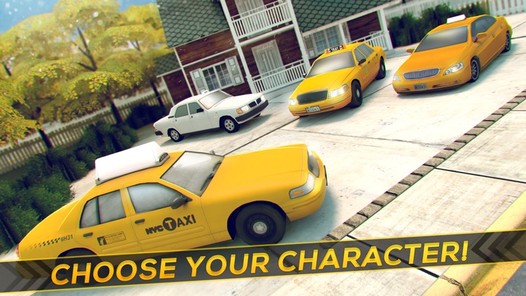 Free Taxi Driver Racing Game 3D screenshot-3