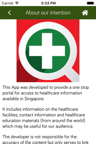 Sg Health Info screenshot 2