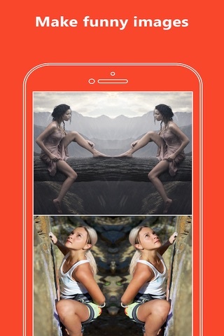 Mirror Reflection Photography Effects In Selfie Pics For Instagram Photo screenshot 3