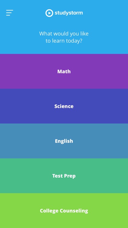 Studystorm Free - Learn math, science, SAT, ACT, English from expert teachers