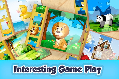 Kids Animals Jigsaw Puzzles – My First Educational Puzzles Game for Learning Animals, Birds, Fruits and Vegetable screenshot 4